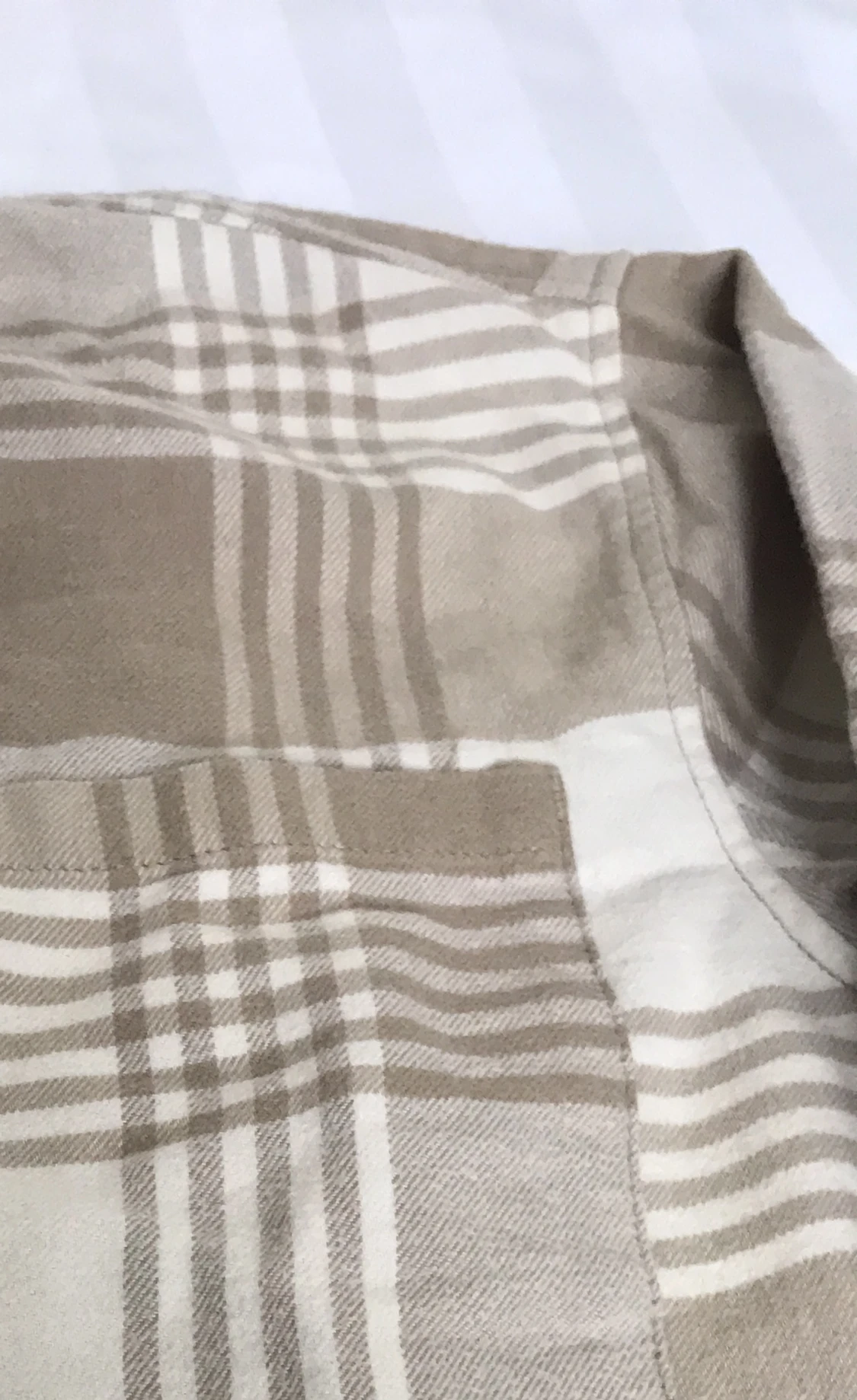 Pläd oversized skjorta  - 90