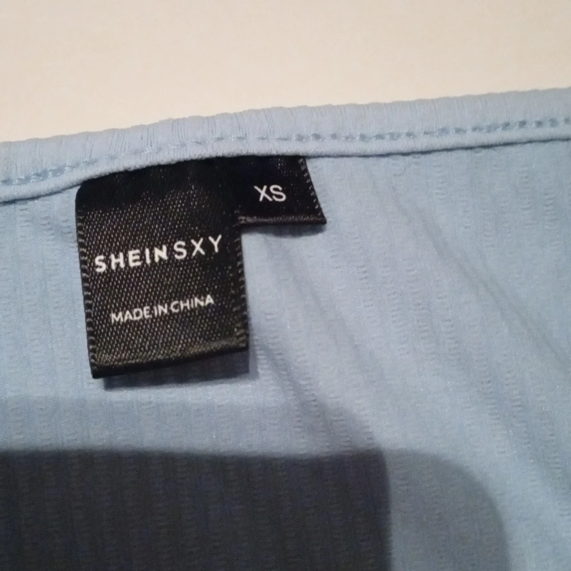 Super fin ljus blå top - 90