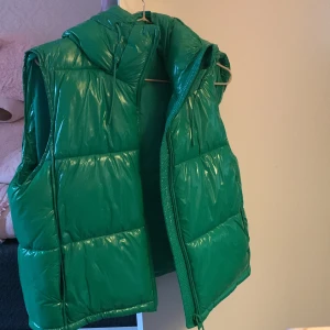 Grön väst zara  - Grön väst Zara storlek s och använt den 1 gång. Fint skick och de är dunväst. Pris kan diskuteras. Orginalpris 1500kr