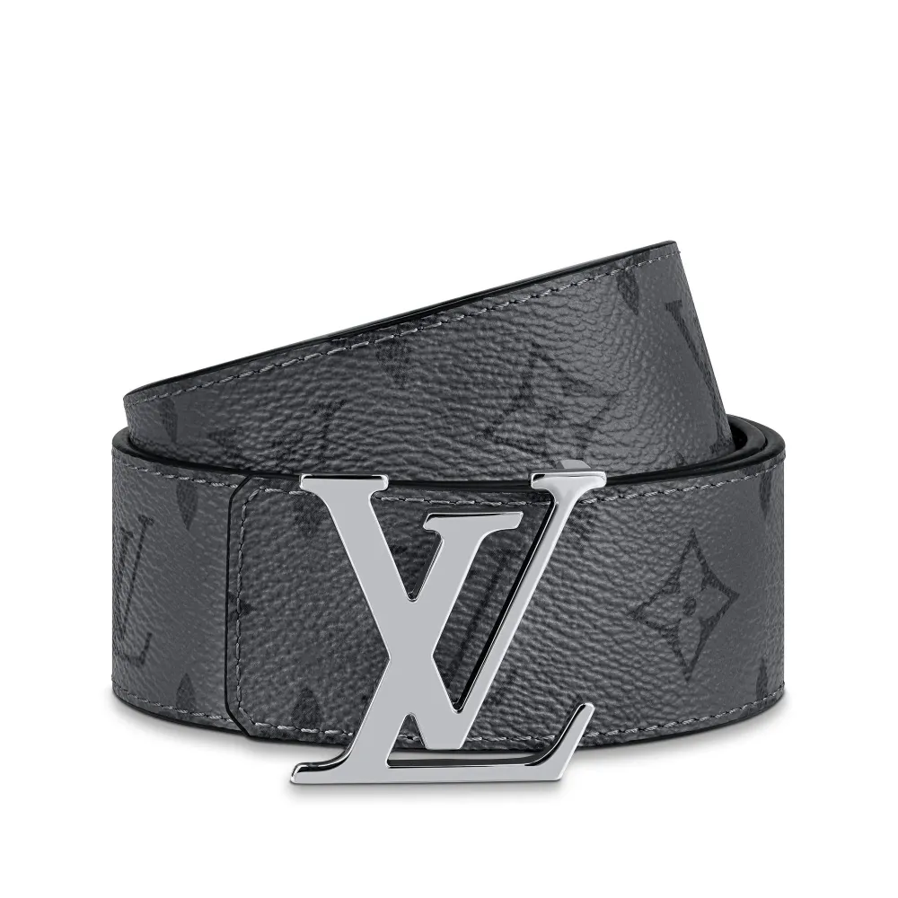 Louis Vuitton Bälte grå med låda, påse osv. . Accessoarer.