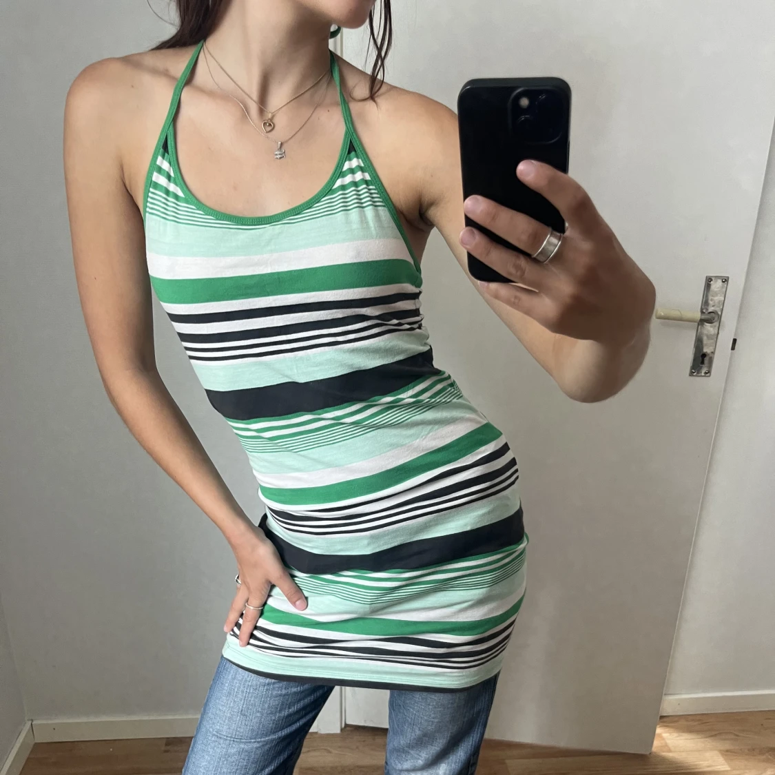 Halterneck klänning