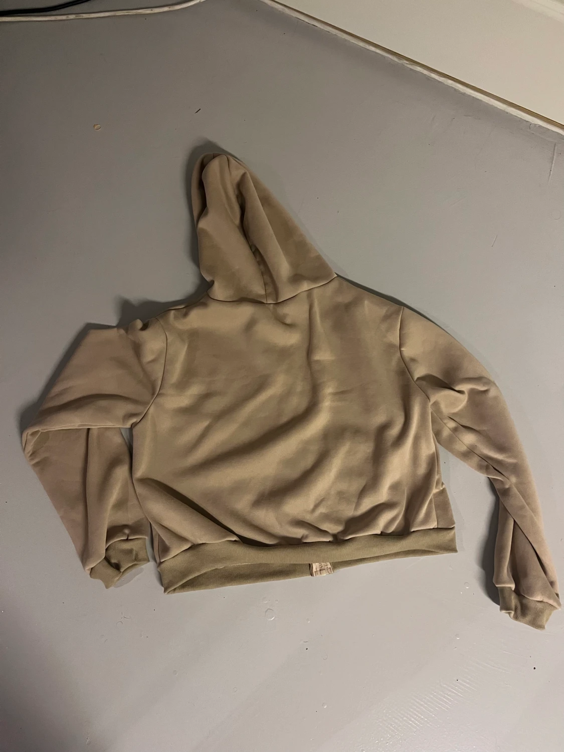 Beige zip hoodie  - 90