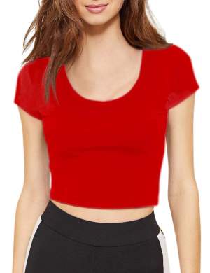 Jätte gullig basic röd t-shirt, jätte fint basplagg. Säljer för jag inte använder. Använd 1 gång❤️