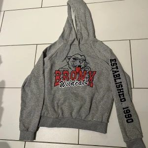 huvtröja - Grå huvtröja 