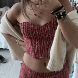 Zara topp - Röd zara bandeau 