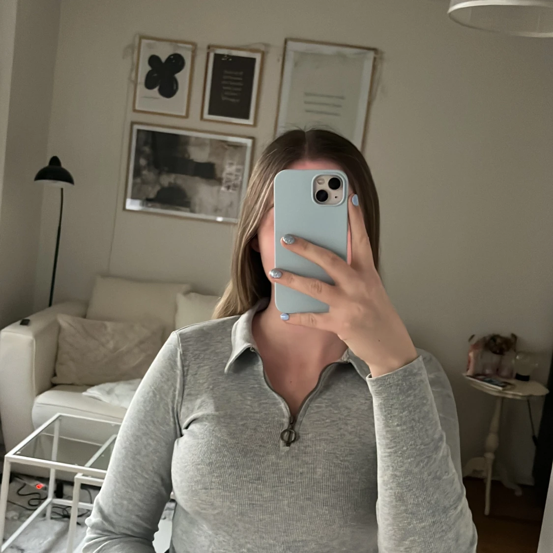 Tröja med dragkedja 