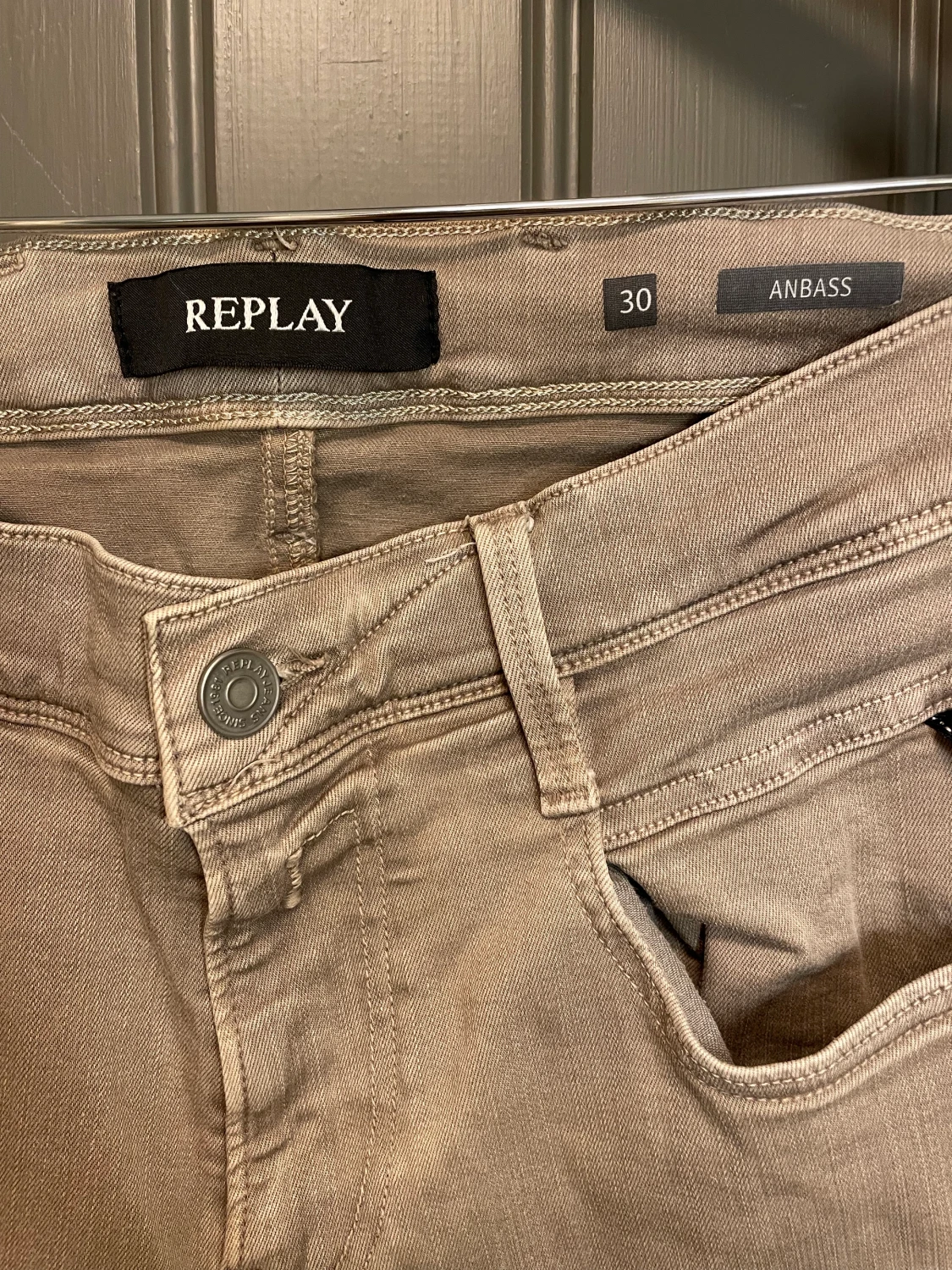 Snygga beige Replay Jeans!🤎 - 90