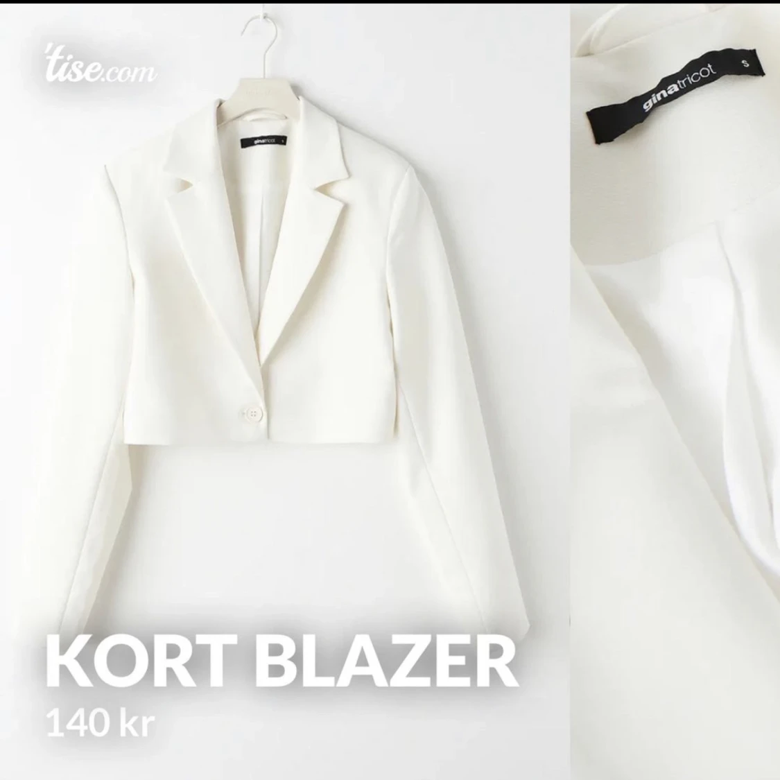 Kort blazer