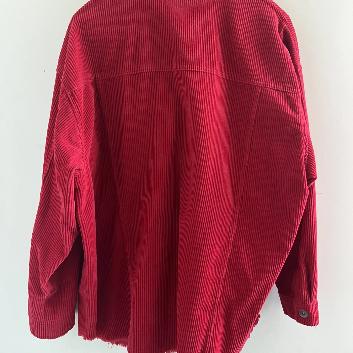 Röd manchester jacka  - 90