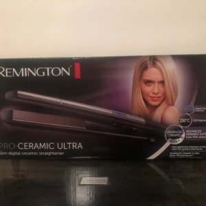 Remington plattång - Jag säljer en oöppnad Remington plattång. Den är köpt som en present, men blev fel och var för sent att lämna tillbaka. Helt oanvänd.