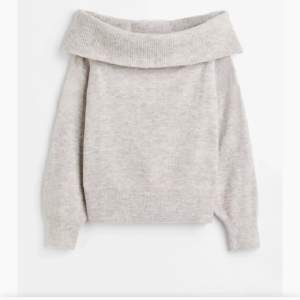 Superfin grå offshoulder tröja från H&M🫶🏻 fint skick