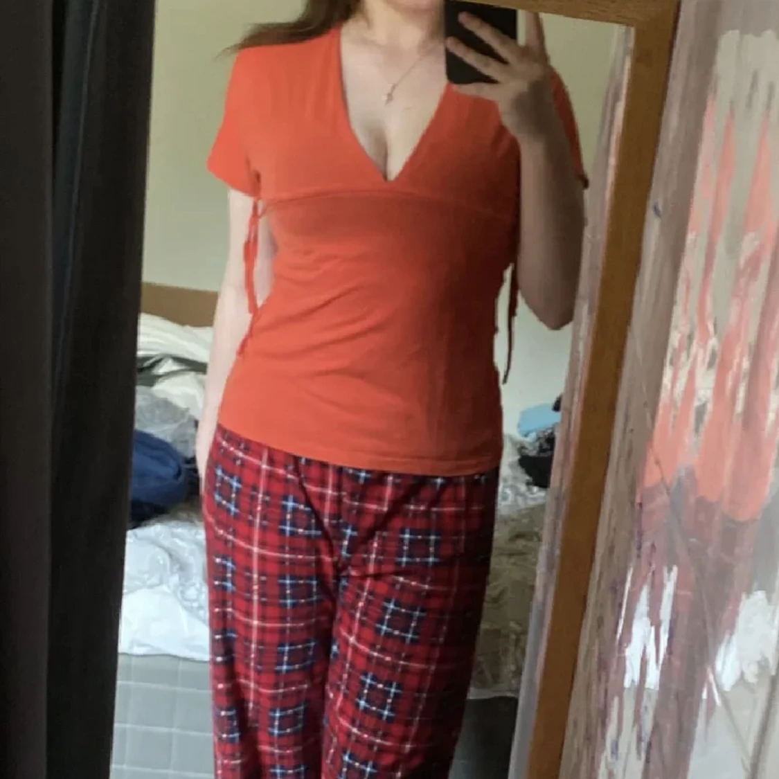 Orange vintage tröja - 90