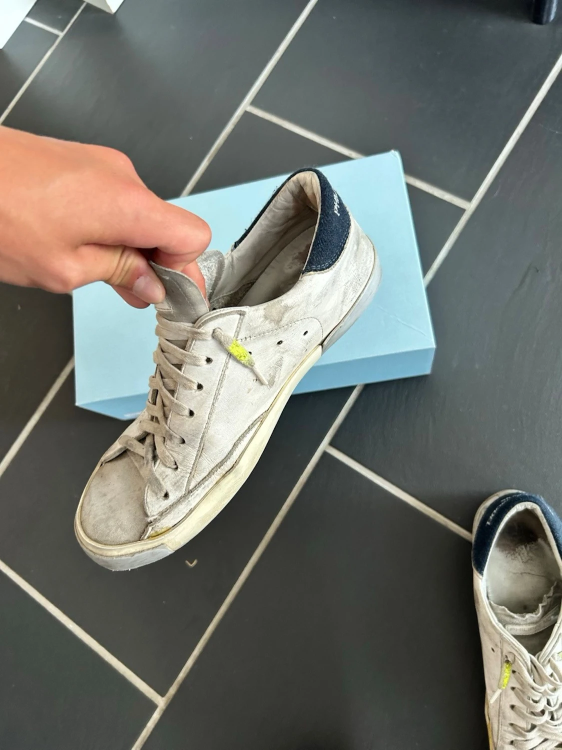 Vita låga sneakers från Philippe Model - 2
