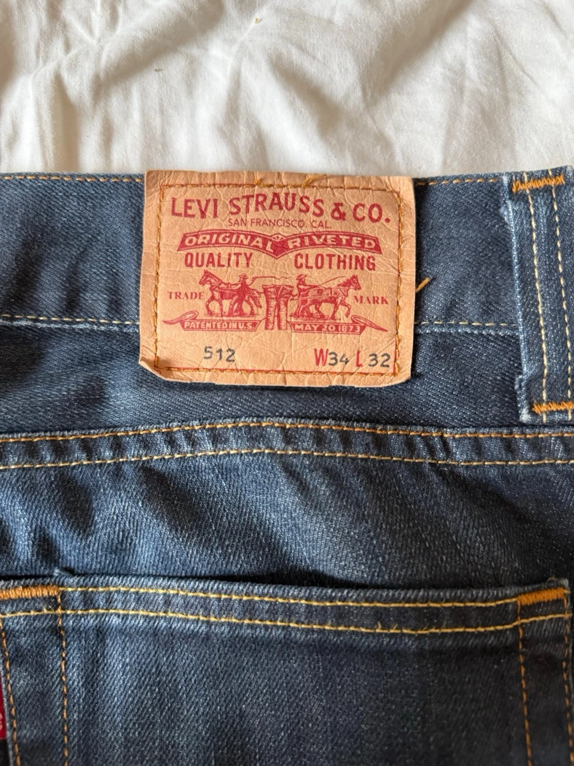 Levi's 512 Bootcut jeans blå - 3
