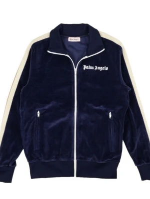 Palm Angels Velour Track Jacket - Väldigt ovanlig cw. Använt skick. Storlek L men kan även passa M
