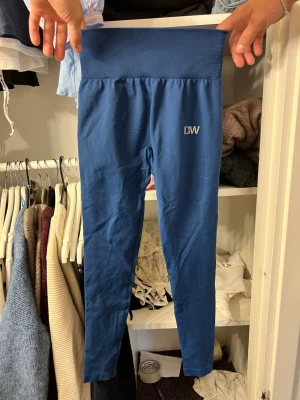 Blå seamless leggings från ICANIWILL - Säljer ett par blå seamless leggings från ICANIWILL!