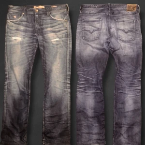 Vintage guess jeans - Vintage guess jeans med riktigt fet wash och snygga slitningar. W32 L34