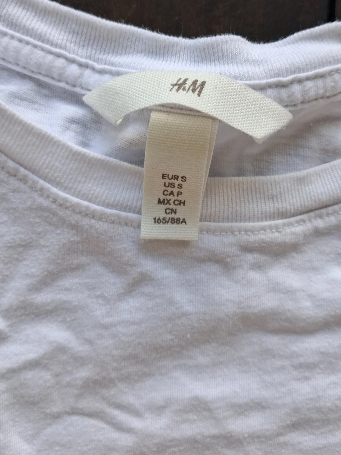 Vit blus med broderade ärmar H&M - 1