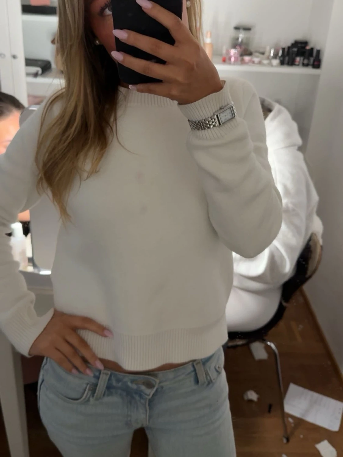 Stickad tröja 