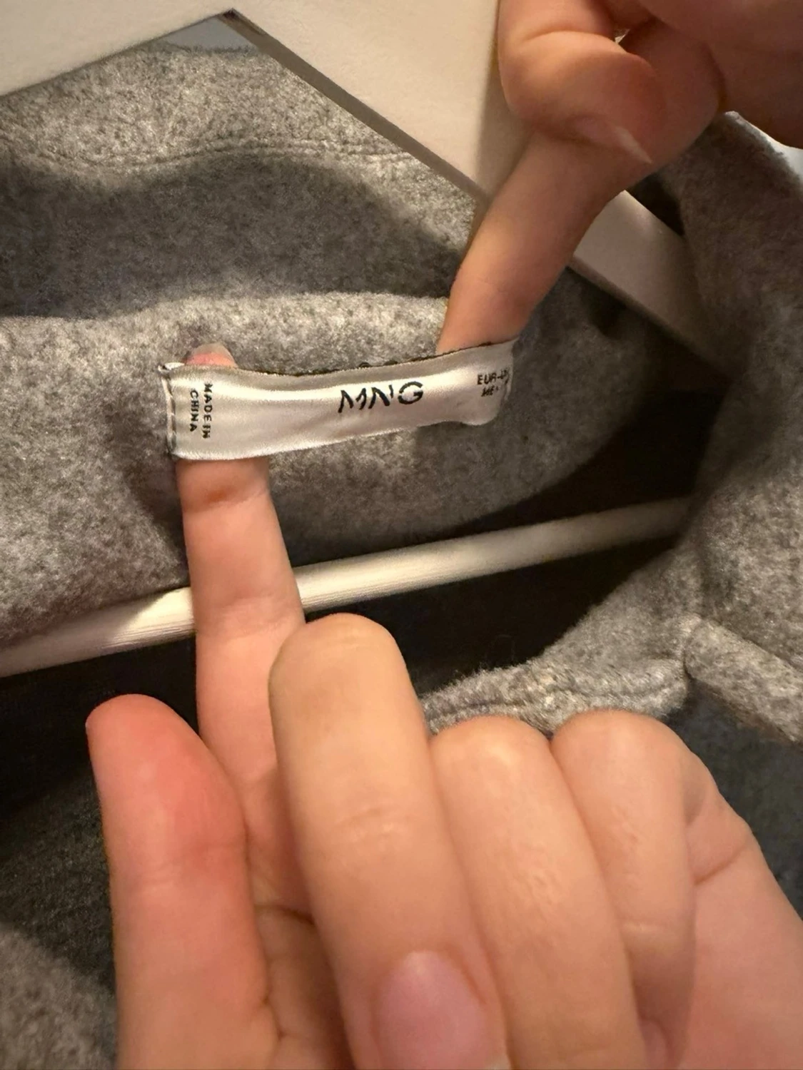 Grå overshirt från Mango - 1