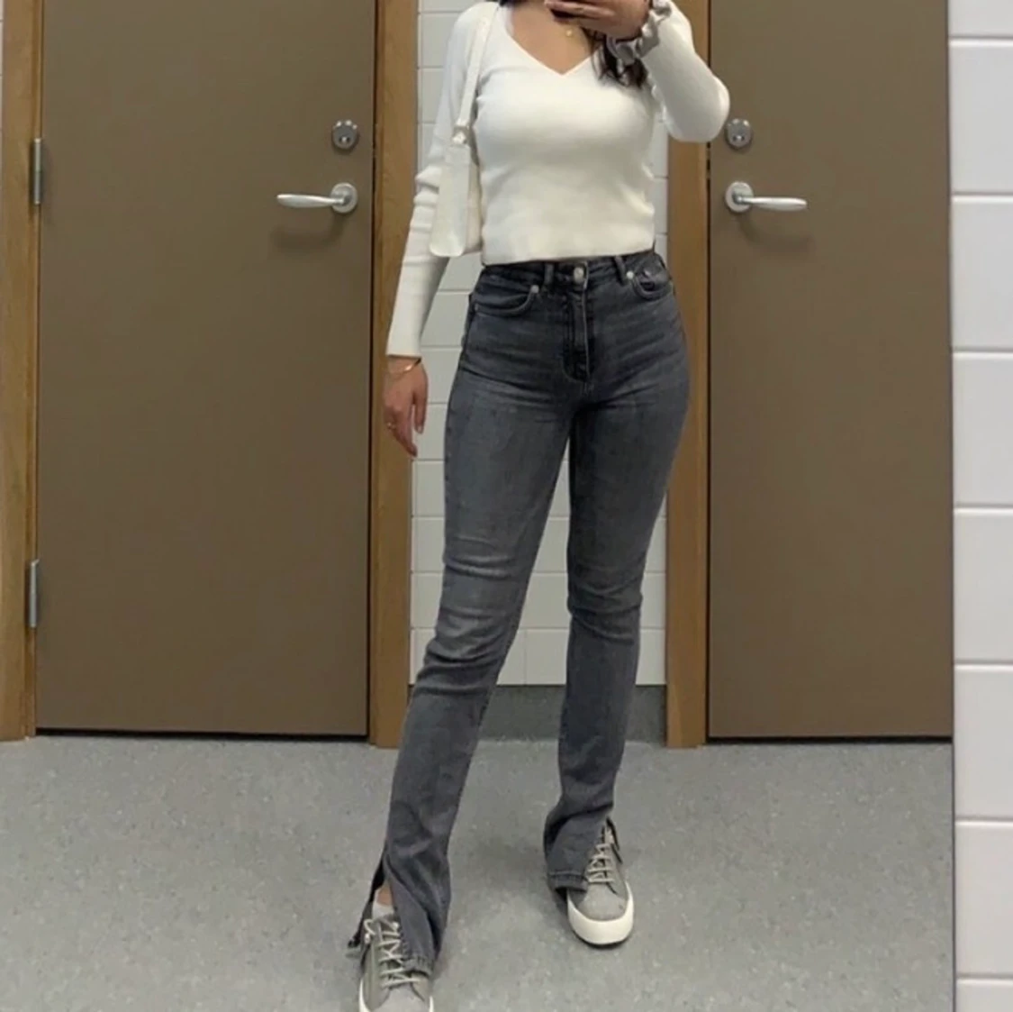 Zara byxor med slits