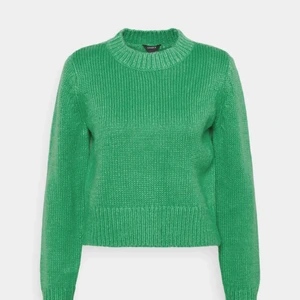 Grön stickad tröja Lindex  - Tröjan är i storlek L men sitter mer som en S/M