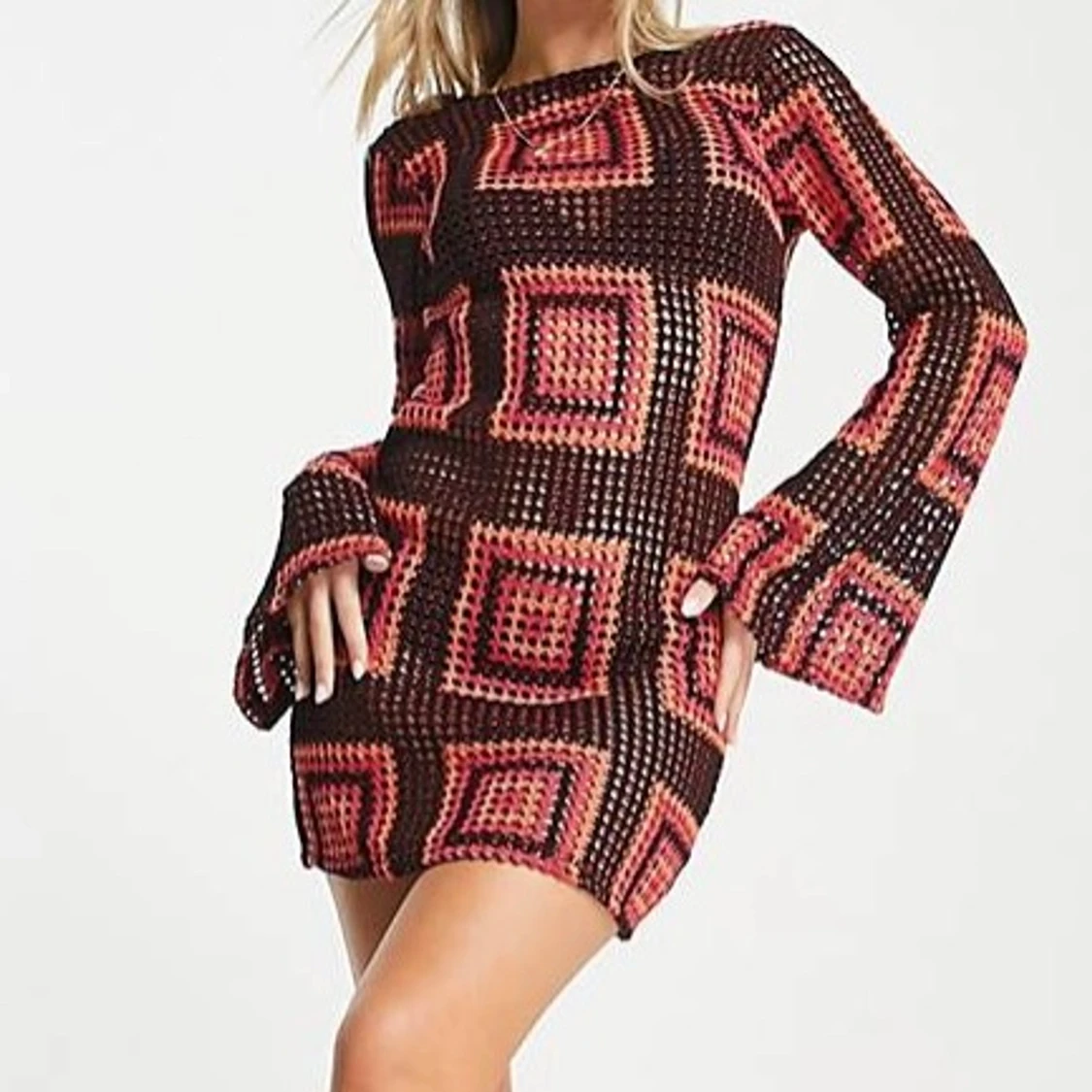 Stickad klänning🤠 - 90