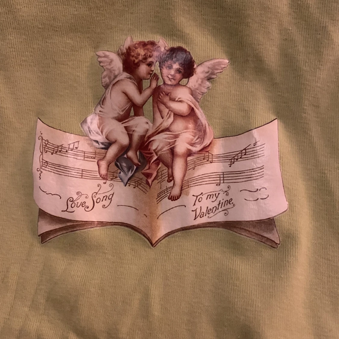 Croptop med ängel - 90