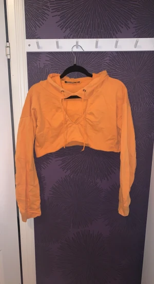 Croptop hoodie - En croptop i hopdie format (träningströja) långärmad med en luva