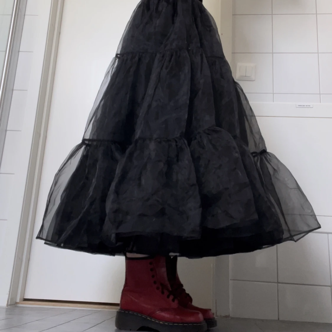 Svart petticoat - 90