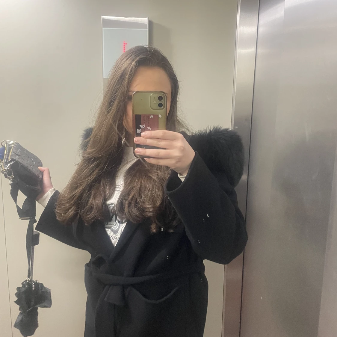 Vinterjacka päls jacka kappa  - 90