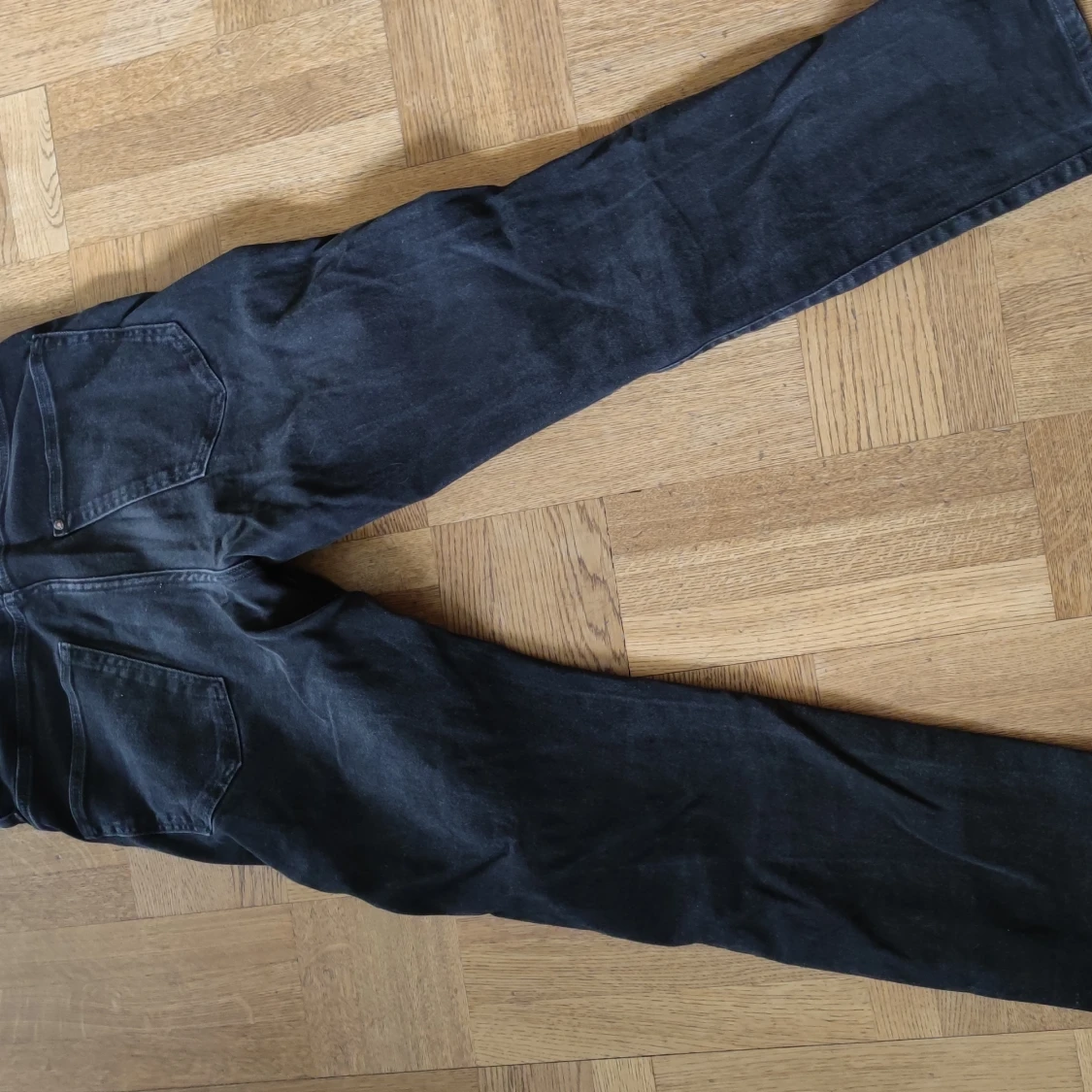 Regular svarta jeans - 90