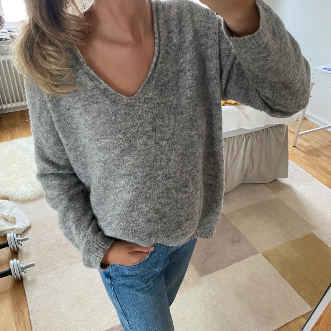 Stickad tröja från Lindex