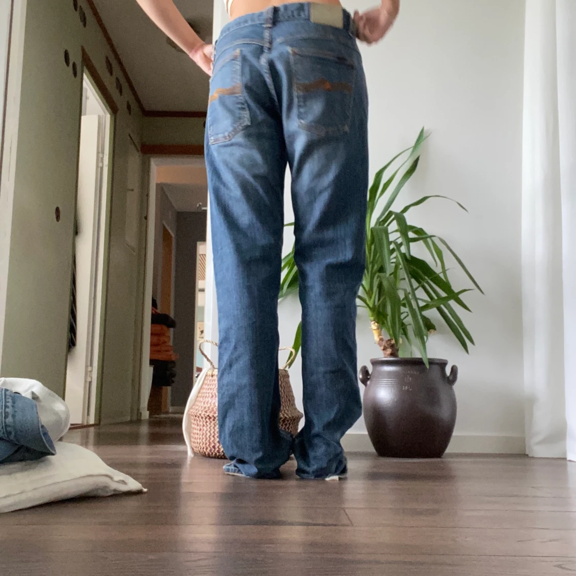 Lågmidjade bootcut jeans - 90
