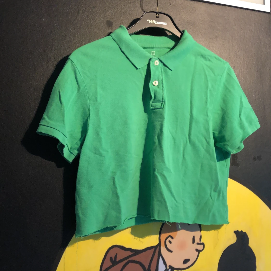 Grön tröja stl L - 90