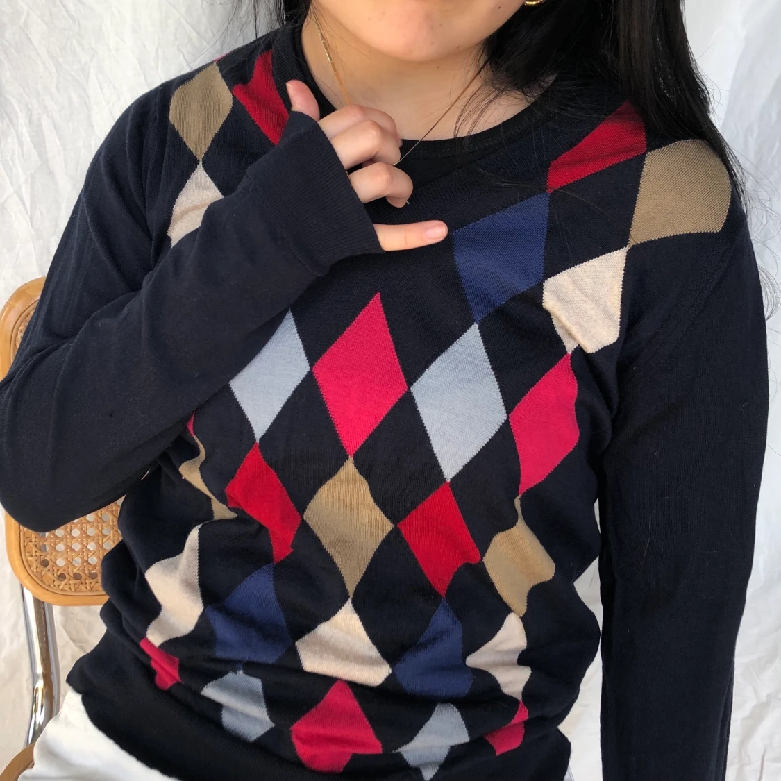 Argyle sweater 🙏💙 - 91