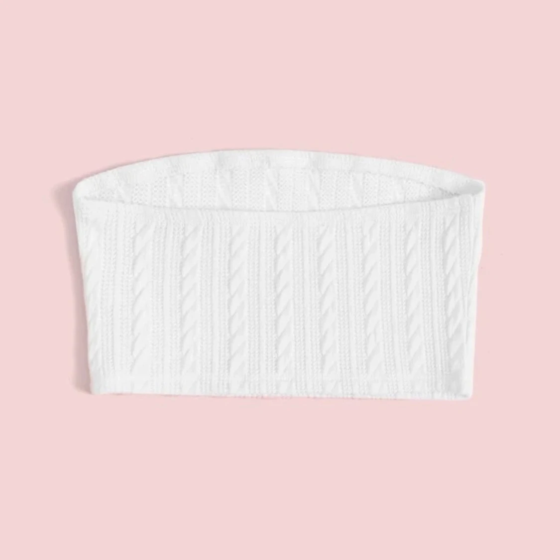 Vit slätt dressy linne  - 90