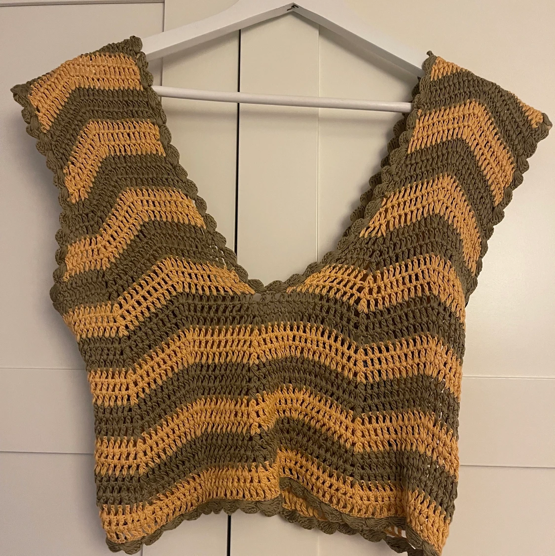 Virkad zara topp, storlek S - 91