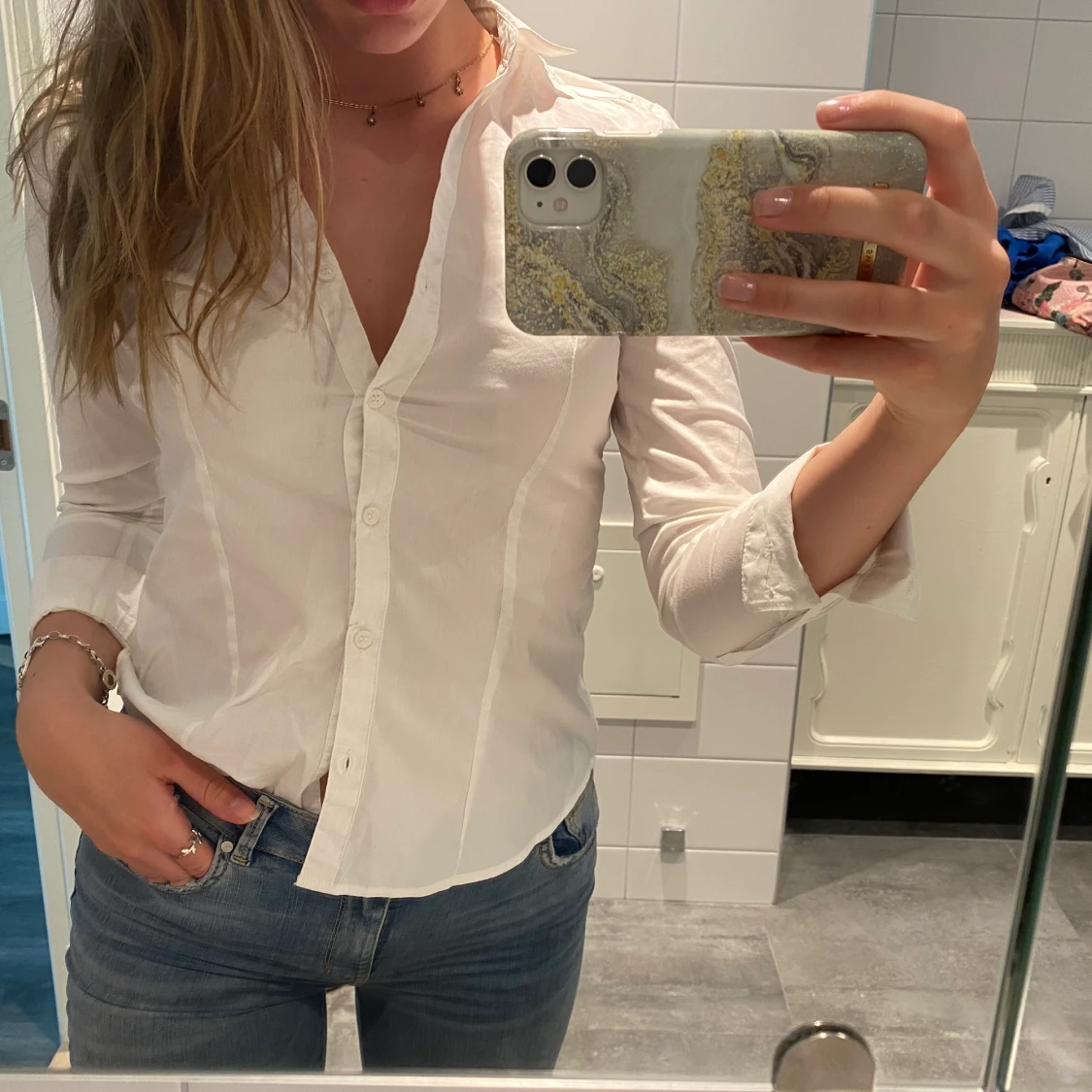 Figursydd sommarskjorta💕 - 91