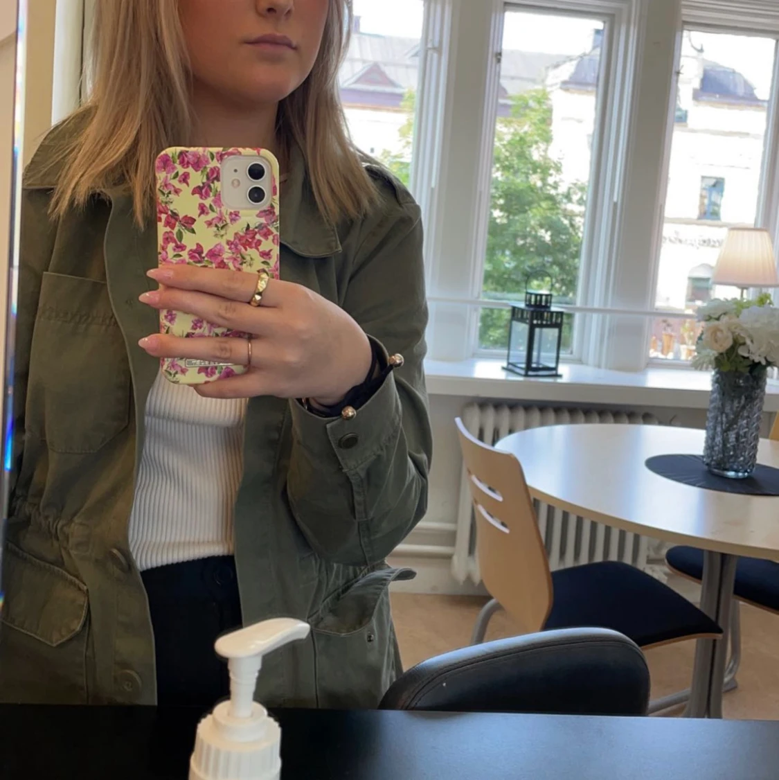 Only grön jeansjacka - 91