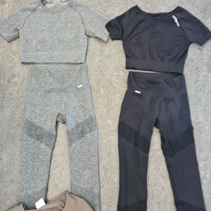 Aimn grått set.  - Aimn set i grått. Topp storlek s och tights xs 