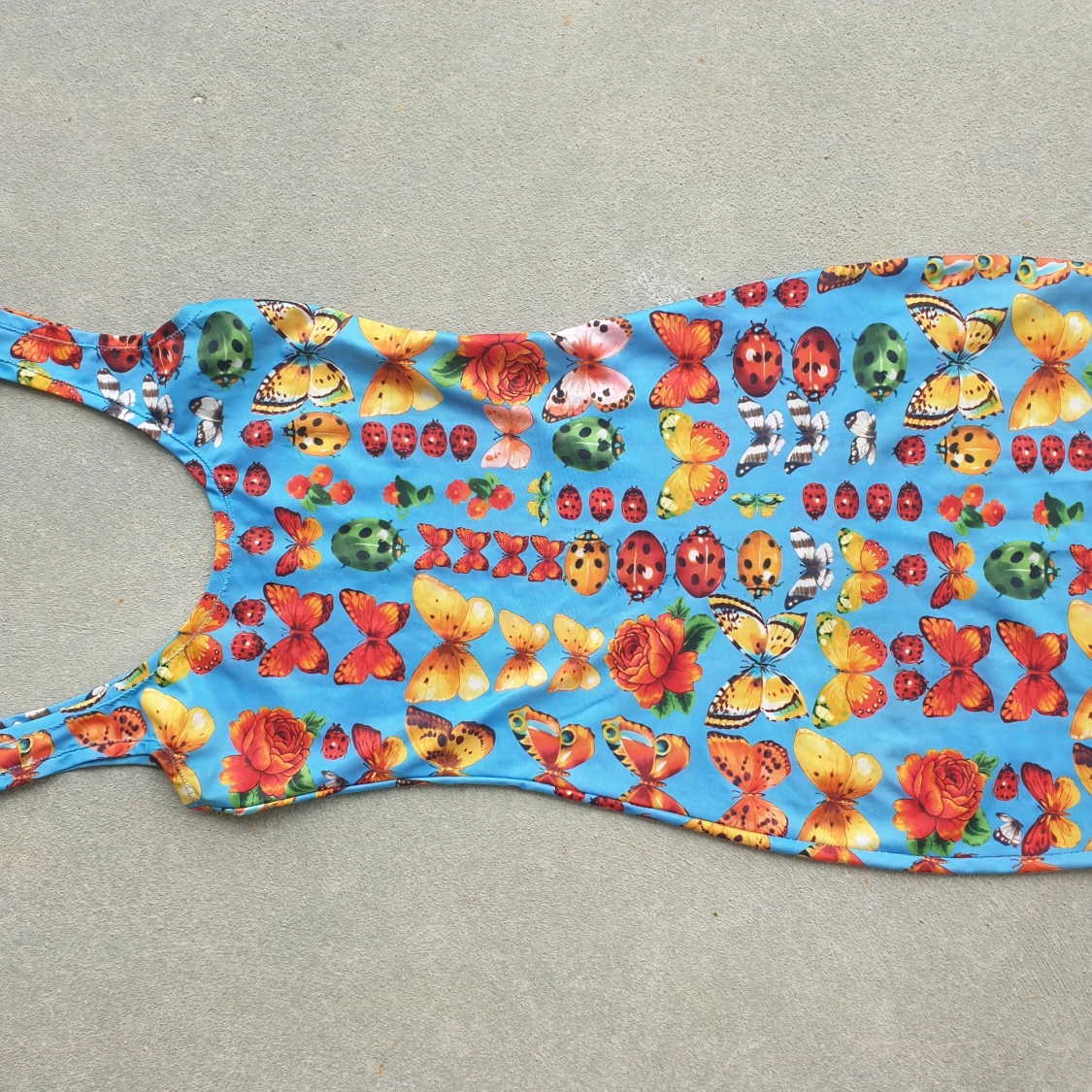 True Vintage Bug Flower Print Dress - 91