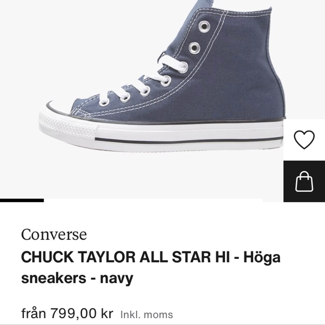 Converse, blå strl 39 - 91