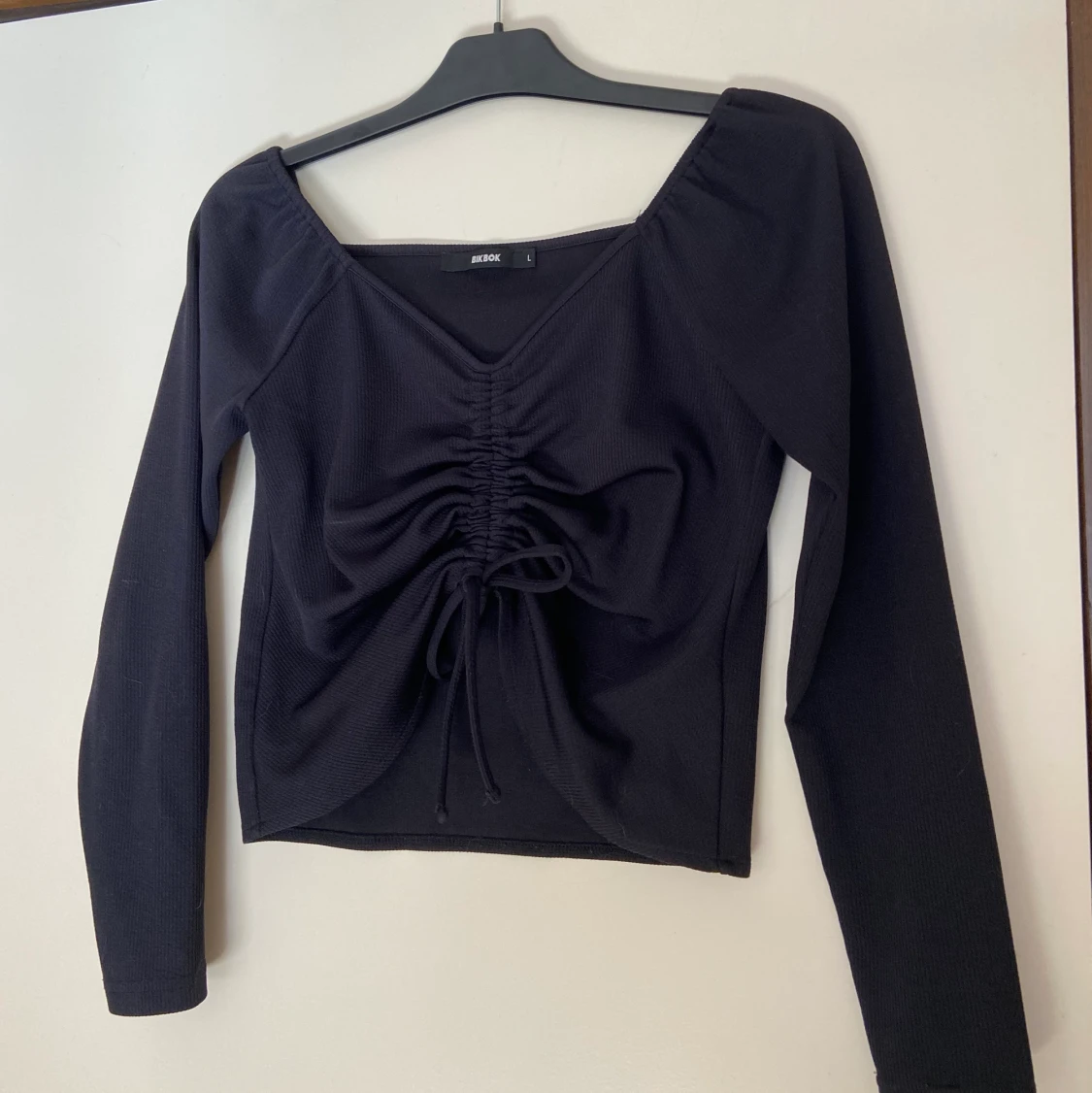 Långärmad offshoulder topp - 91