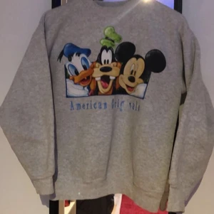 Disney sweatshirt  - Strl:M passar som en M.  Säljer då den är förliten. Made in usa på 90-talet