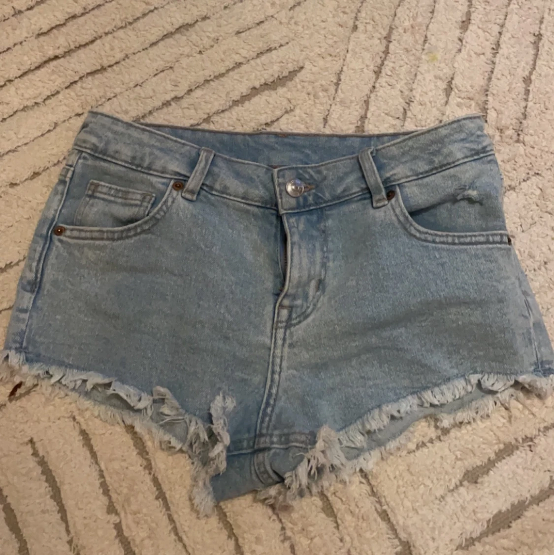 Blåa Jeans Shorts
