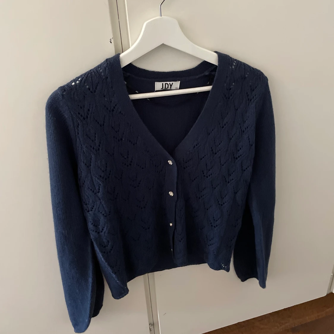 Marinblå kofta  - 90