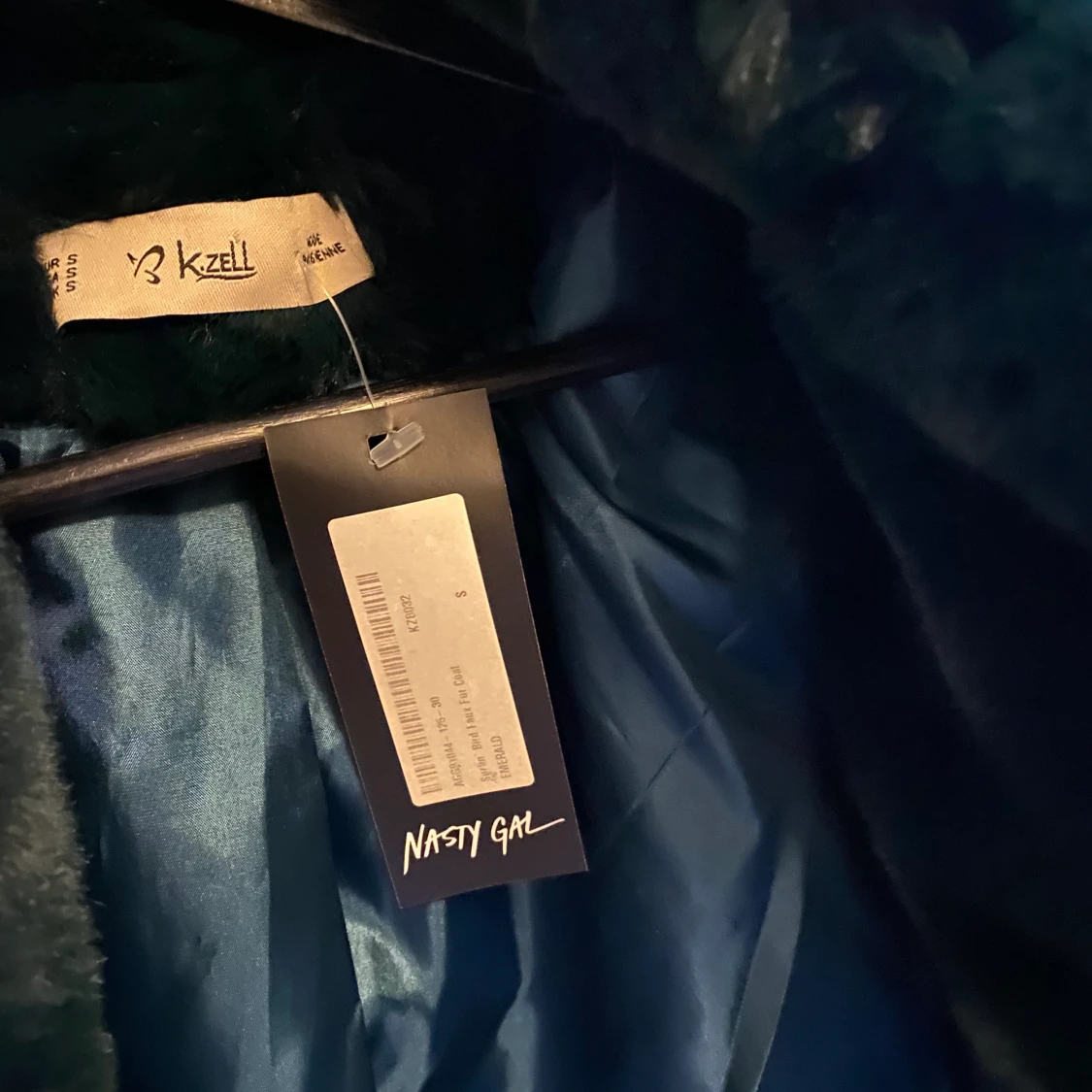 Grön fuskpäls S NastyGal - 91