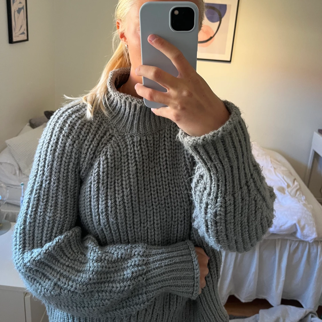 Stickad tröja 