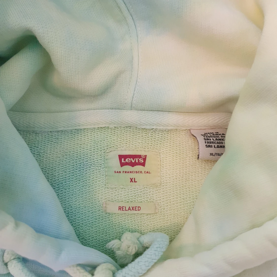 Grön levis hoodie - 90